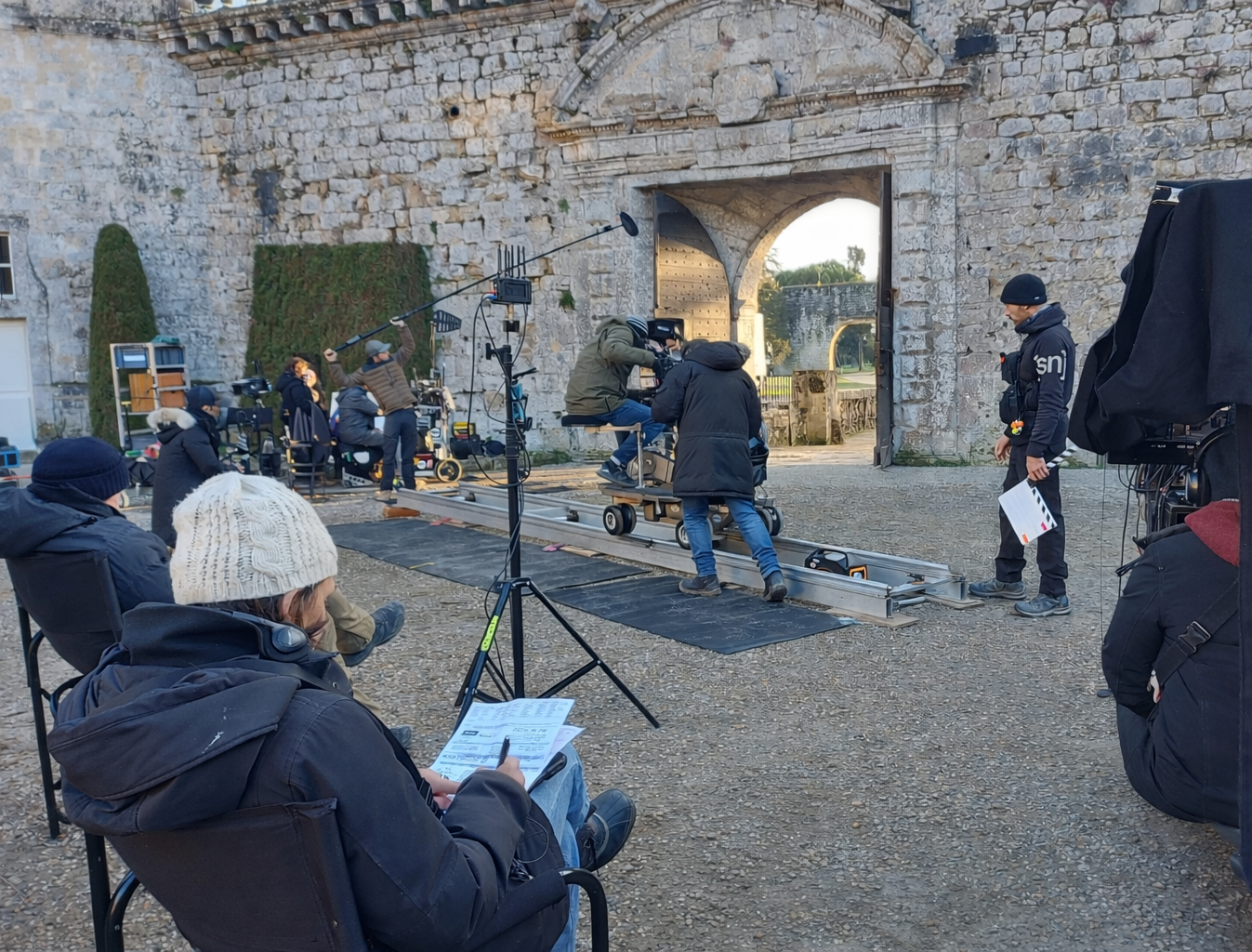 Tournage Filles du feu